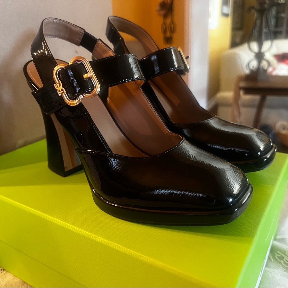 Sam Edelman Jildie Slingback Mary Jane Platform Pumps